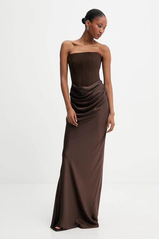 Answear.LAB sukienka 2370.tok brązowy WS26