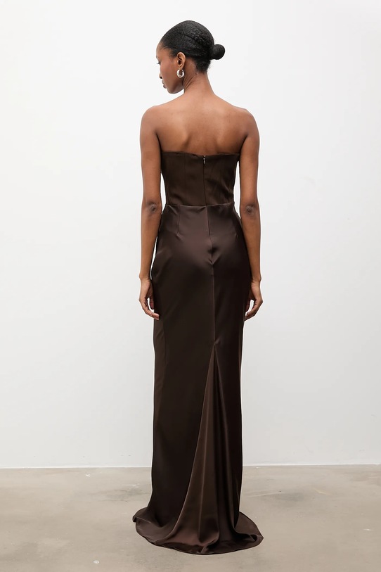 Odzież Answear.LAB sukienka 2370.tok brązowy