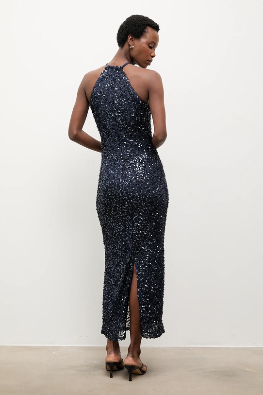 Odzież Answear.LAB sukienka 5002.tok granatowy