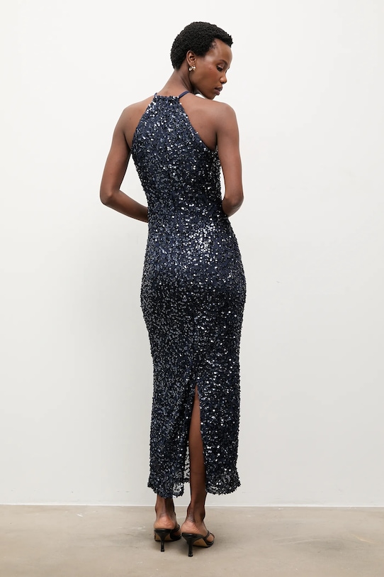 Odzież Answear.LAB sukienka 5002.tok granatowy