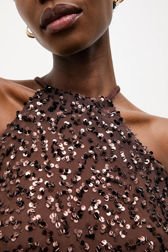 Answear.LAB sukienka 5002.tok brązowy