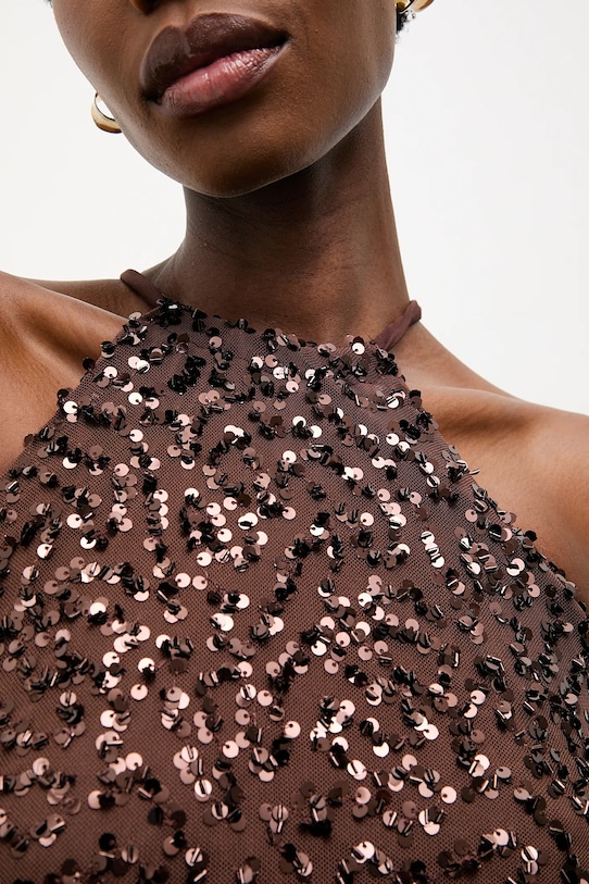 Answear.LAB sukienka 5002.tok brązowy