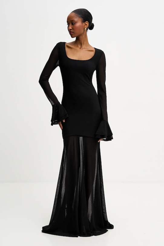 Answear.LAB sukienka 23451.fak czarny WS26