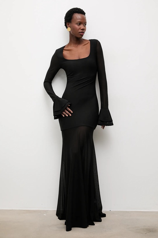 Answear.LAB sukienka 15817.fak czarny WS26