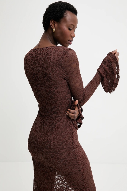 Answear.LAB sukienka brązowy 23451-1.fak