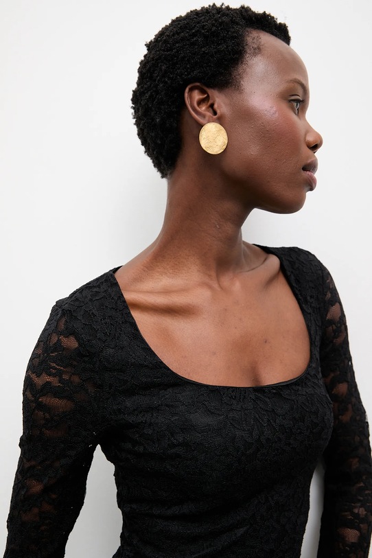 Answear.LAB sukienka 23451-1.fak czarny