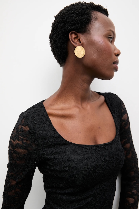 Answear.LAB sukienka 23451-1.fak czarny