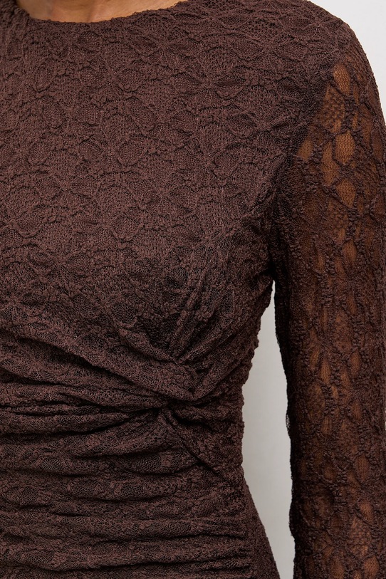 Answear.LAB sukienka 15781.fak brązowy