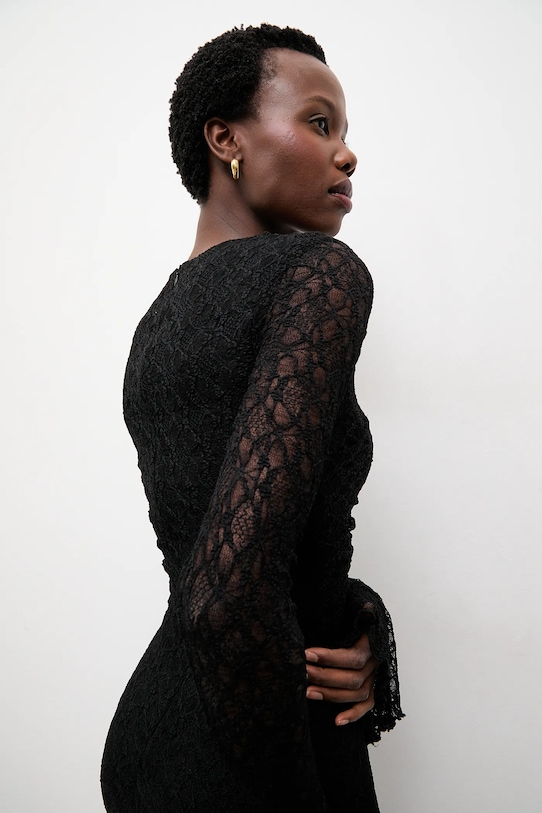 Answear.LAB sukienka 15781.fak czarny