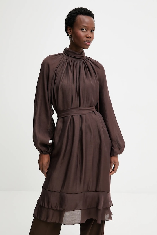 Answear.LAB sukienka PR27471.fjk brązowy WS26