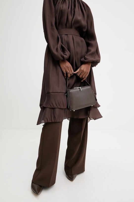 Answear.LAB sukienka brązowy PR27471.fjk