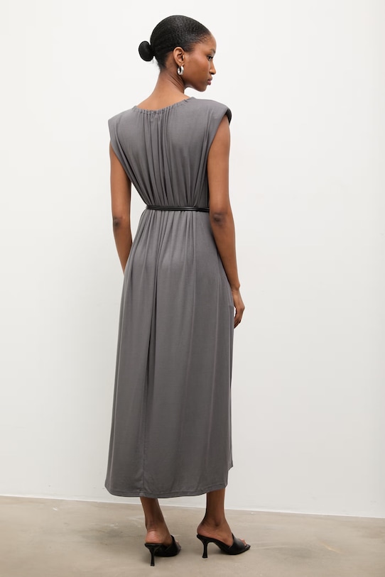 Odzież Answear.LAB sukienka 661788.hak szary