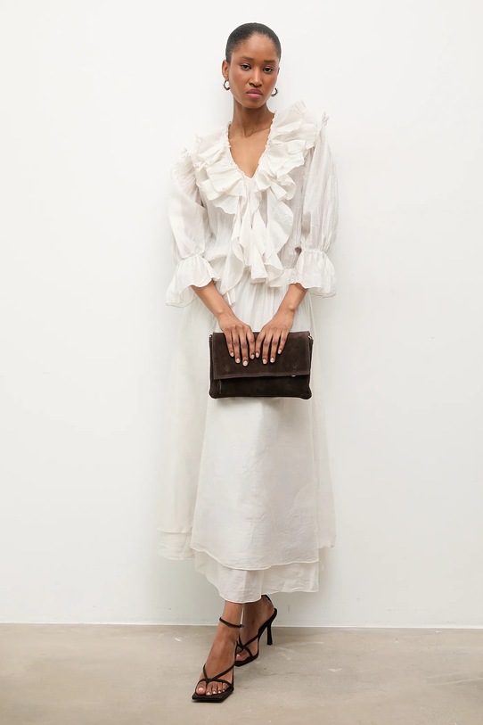 Answear.LAB sukienka AB390.isr beżowy WS26