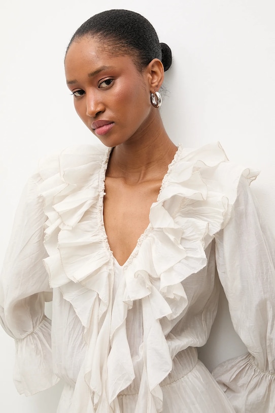 Answear.LAB sukienka beżowy AB390.isr