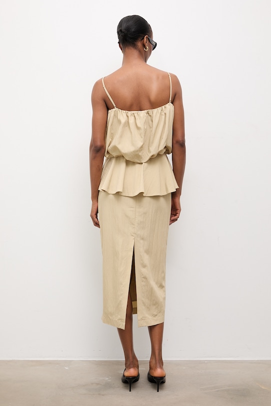 Odzież Answear.LAB sukienka WS26-SUD100 żółty