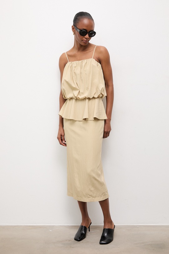 Answear.LAB sukienka żółty WS26-SUD100