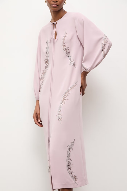 Answear.LAB sukienka różowy WS26-SUD101