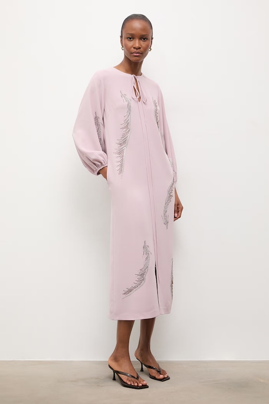 Answear.LAB sukienka WS26-SUD101 różowy WS26