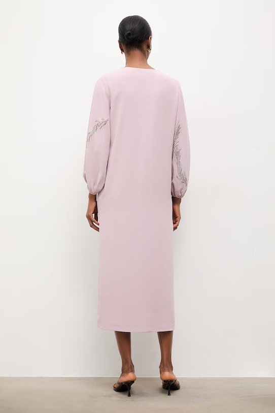 Odzież Answear.LAB sukienka WS26-SUD101 różowy