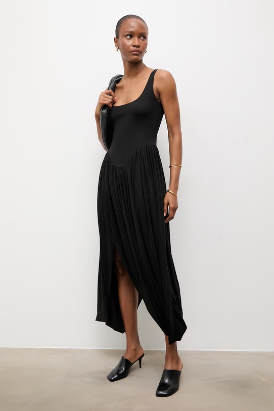 Answear.LAB sukienka letnia czarny WS26-SUD103