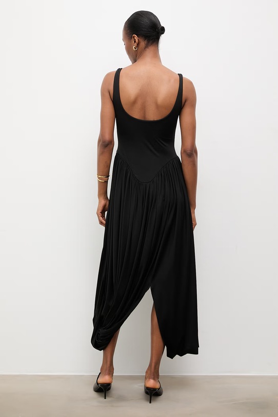 Odzież Answear.LAB sukienka letnia WS26-SUD103 czarny