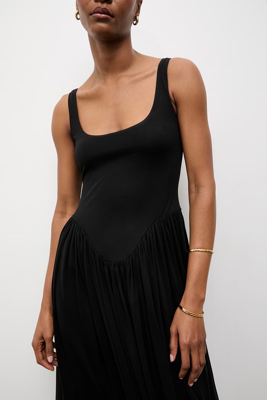 Answear.LAB sukienka letnia czarny WS26-SUD103