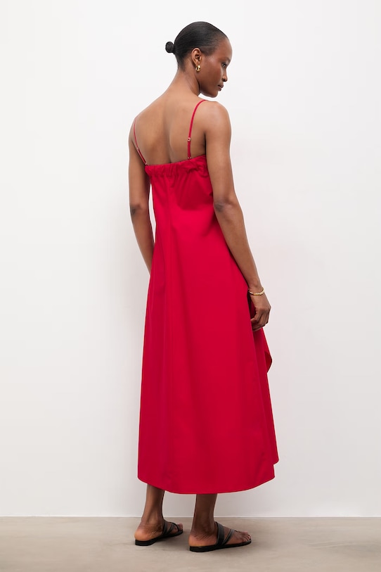 Odzież Answear.LAB sukienka bawełniana WS26-SUD105 czerwony