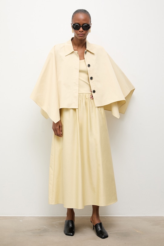 Answear.LAB sukienka letnia bawełniana WS26-SUD106 żółty WS26