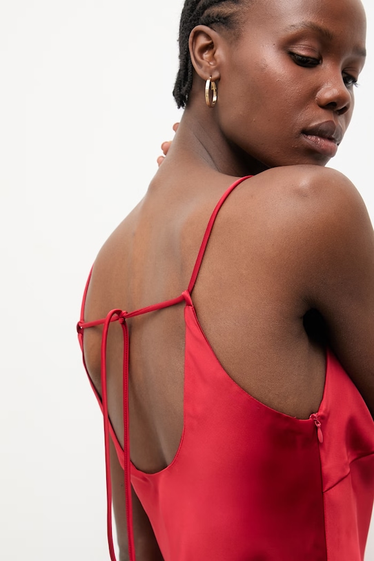 Answear.LAB φόρεμα lingerie WS26-SUD108 κόκκινο