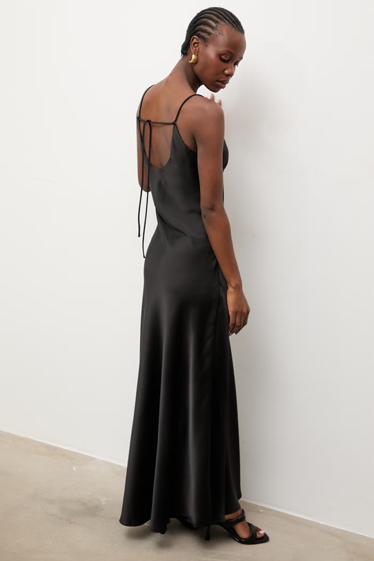 Odzież Answear.LAB sukienka bieliźniana WS26-SUD108 czarny