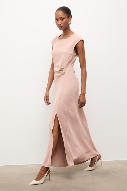 Answear.LAB sukienka WS26-SUD119 różowy WS26