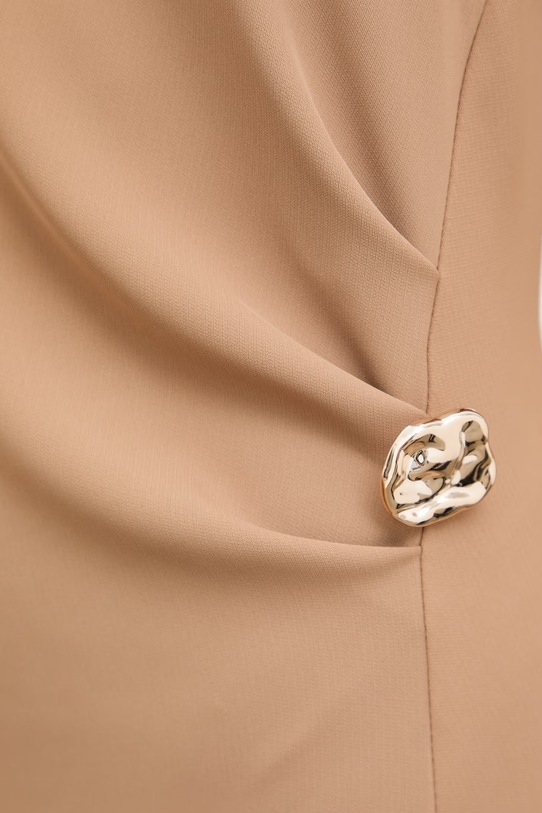 Answear.LAB sukienka WS26-SUD119 brązowy