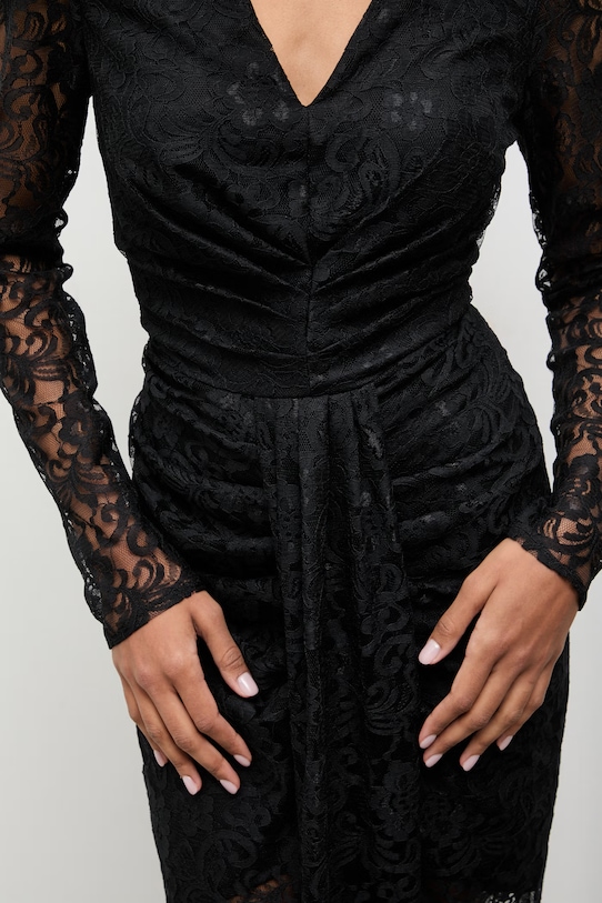 Answear.LAB sukienka 58338.tok czarny