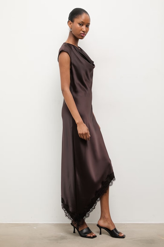 Answear.LAB sukienka 58352.tok brązowy WS26