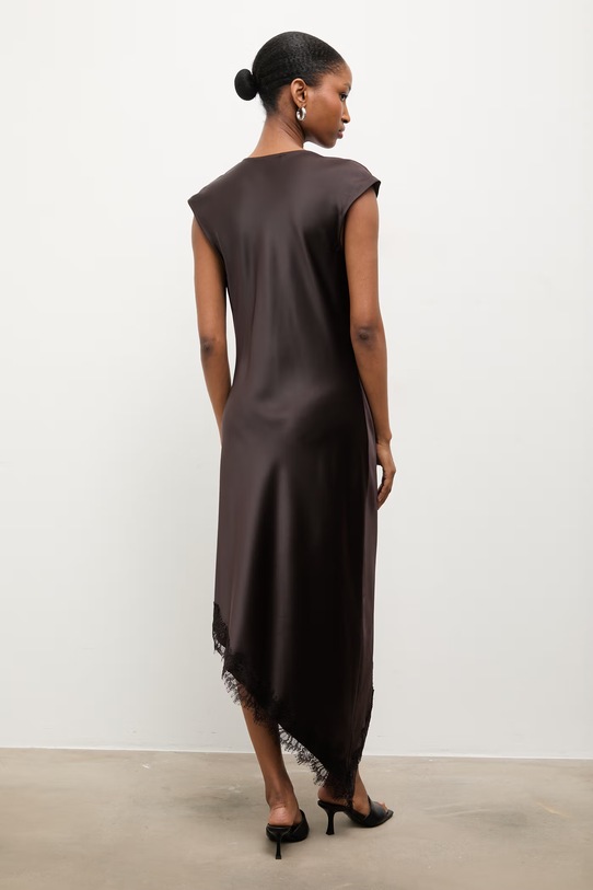 Odzież Answear.LAB sukienka 58352.tok brązowy