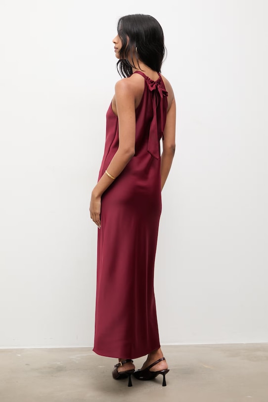 Odzież Answear.LAB sukienka 57524.tok bordowy