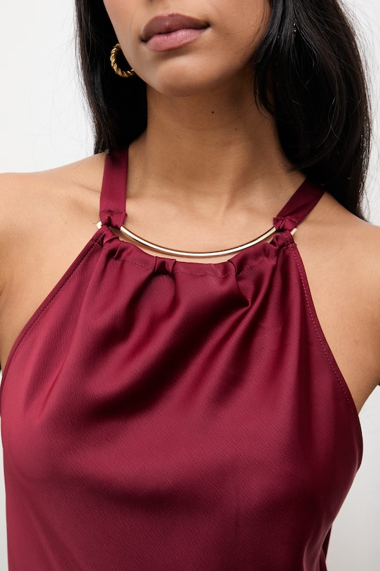 Answear.LAB sukienka 57524.tok bordowy