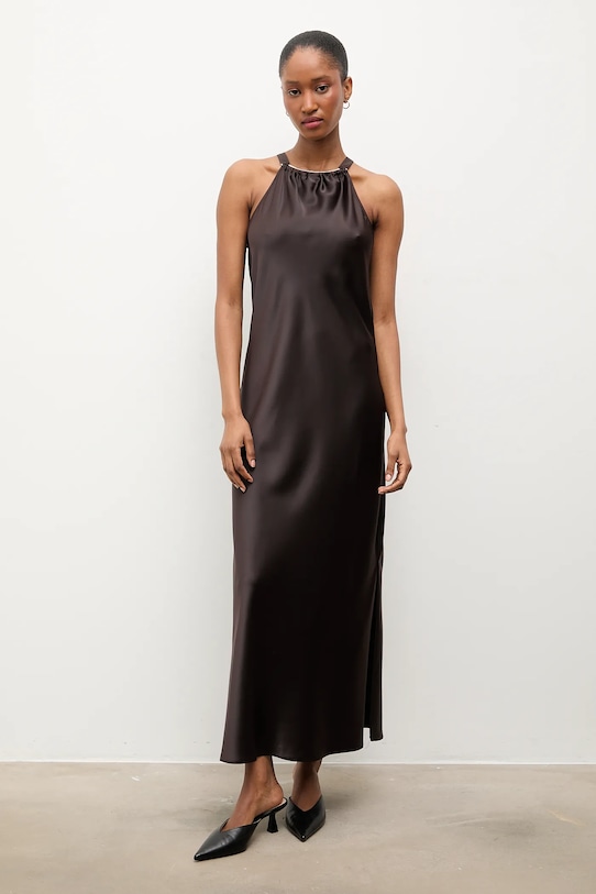 Answear.LAB sukienka 57524.tok brązowy WS26