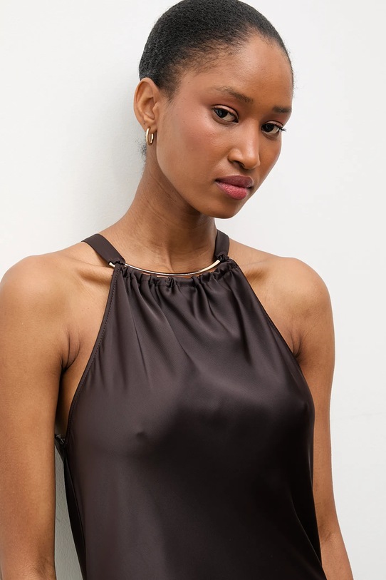 Answear.LAB sukienka 57524.tok brązowy