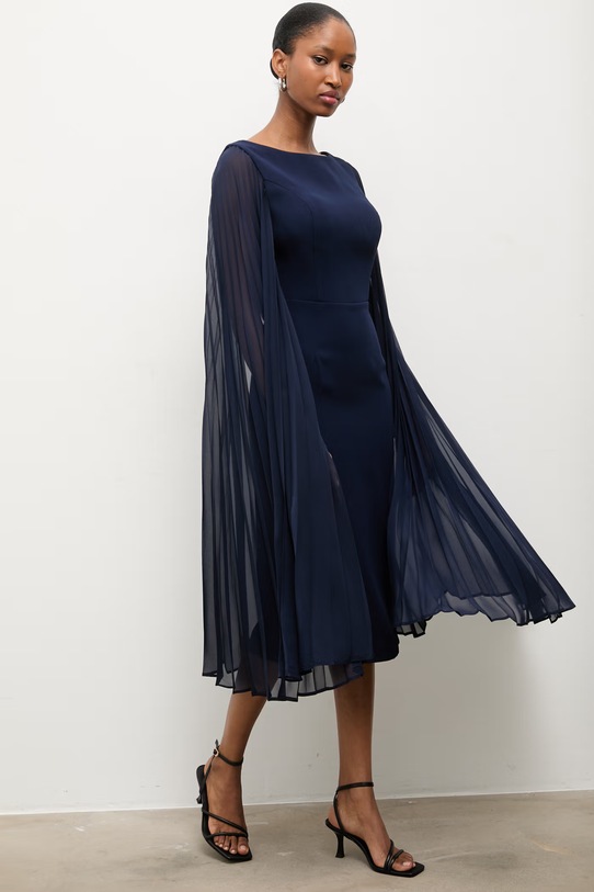 Answear.LAB sukienka 50935.tok granatowy WS26