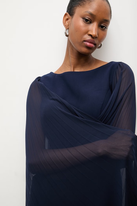 Answear.LAB sukienka 50935.tok granatowy