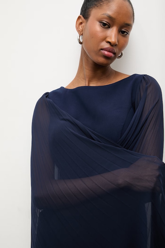 Answear.LAB sukienka 50935.tok granatowy