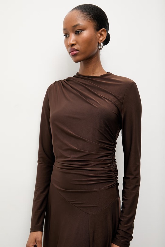 Answear.LAB sukienka 58209.tok brązowy