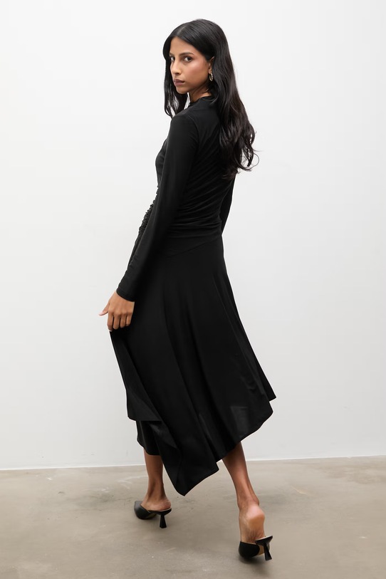 Odzież Answear.LAB sukienka 58209.tok czarny