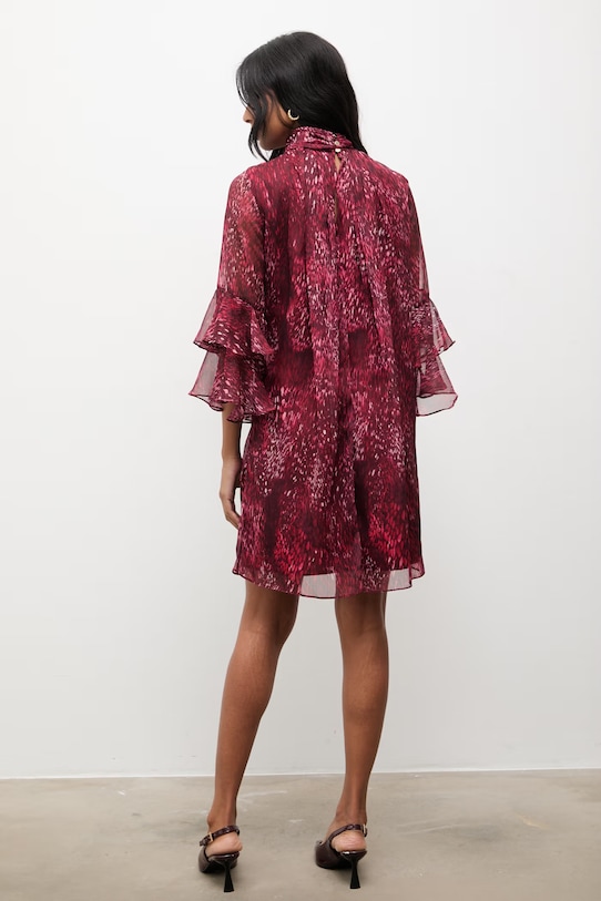 Odzież Answear.LAB sukienka 57888.tok bordowy