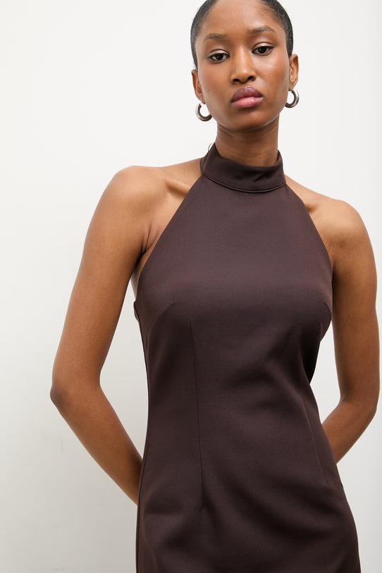 Answear.LAB sukienka brązowy 5027.tok