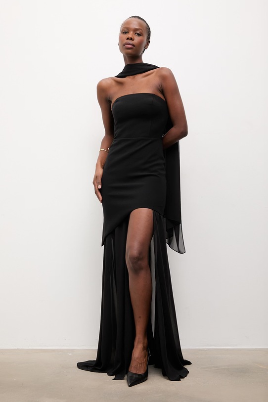 Answear.LAB sukienka 2390.tok czarny WS26