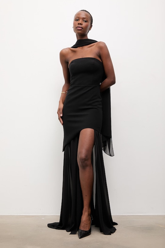 Answear.LAB sukienka 2390.tok czarny WS26