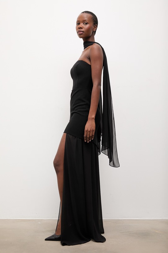 Answear.LAB sukienka czarny 2390.tok