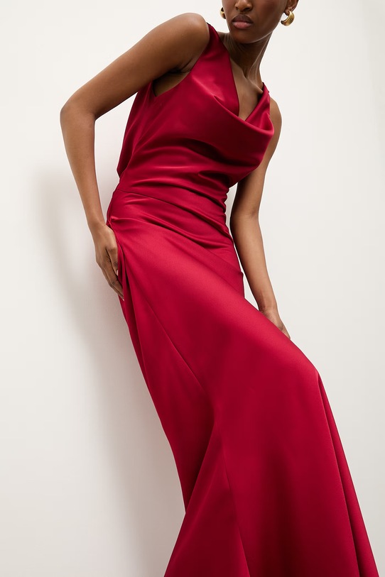 Odzież Answear.LAB sukienka empire WS26-SUD136 czerwony